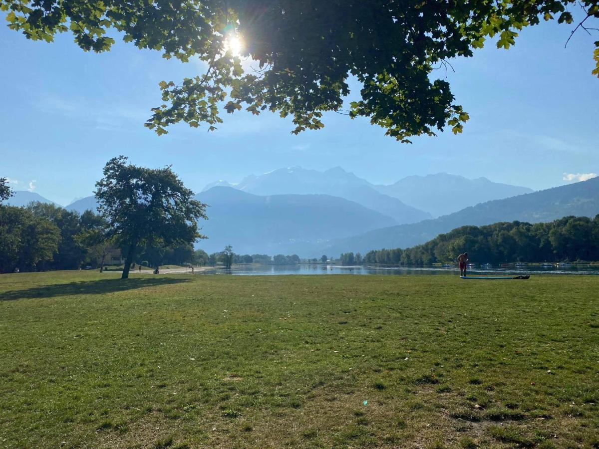 Mobil-Home Agreable Au Pieds Du Lac De Passy ปาสซี ภายนอก รูปภาพ